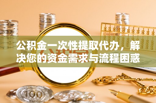 林边公积金一次性提取代办，解决您的资金需求与流程困惑